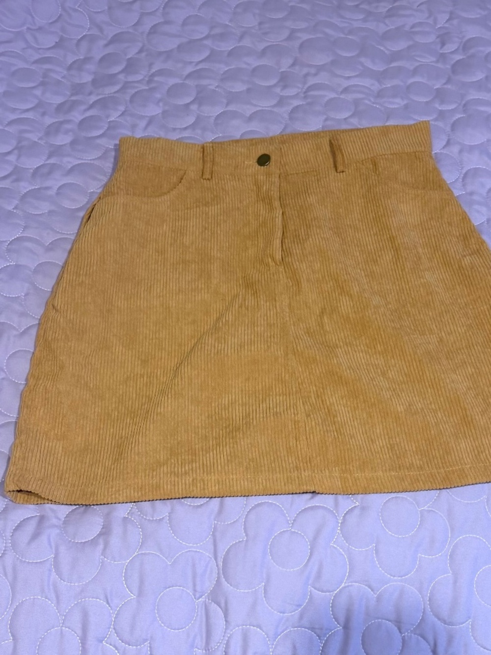 Corduroy skirt